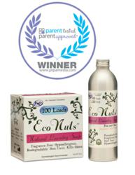 Eco Nuts soap nuts and Eco Nuts liquid detergent win the PTPA award
